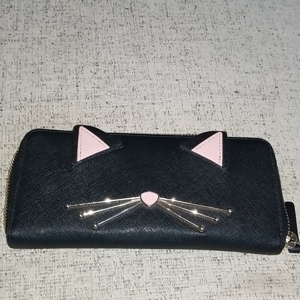 Kate Spade cat's meow wallet